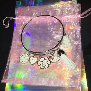 Silver Charm Bangles